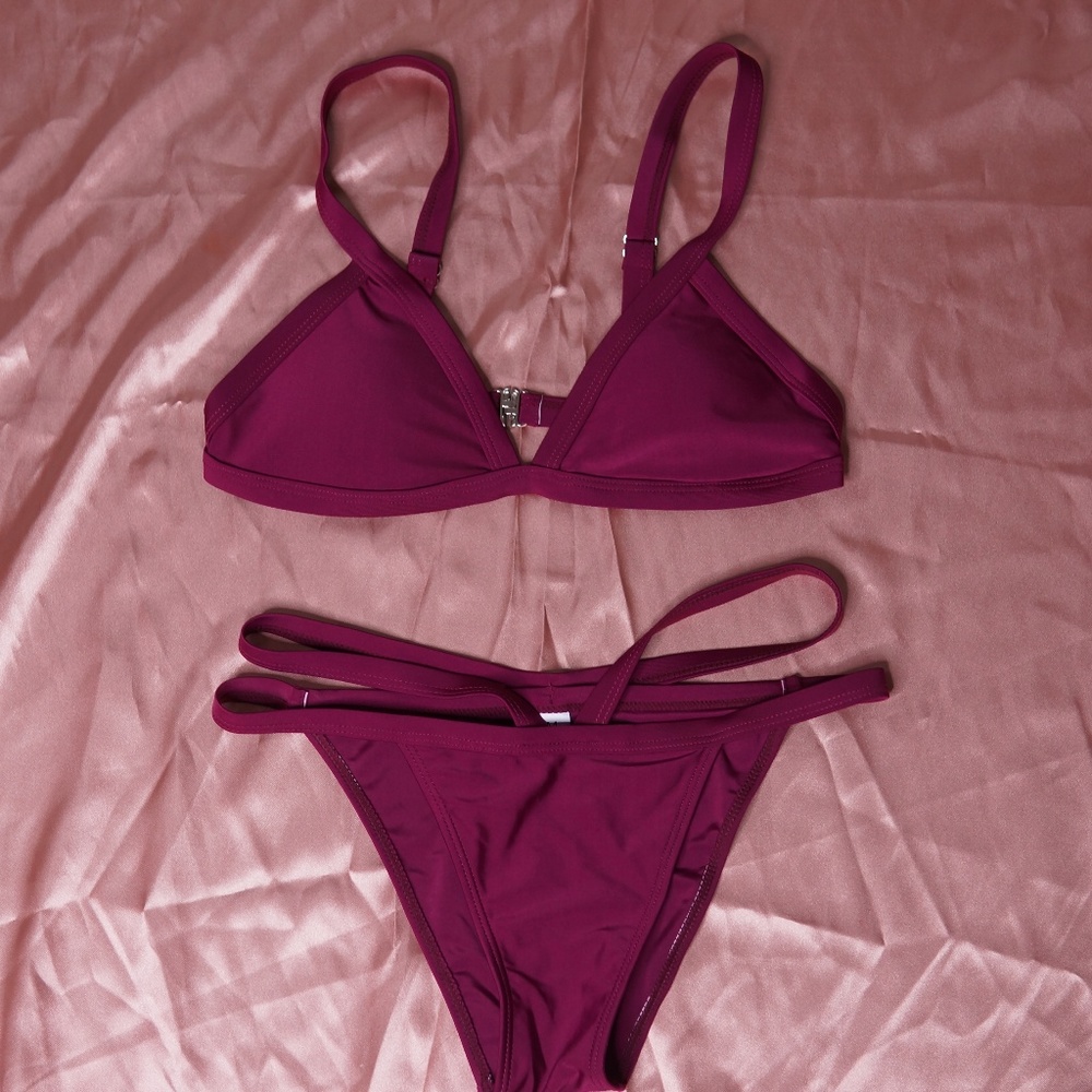 Two Piece Two Waisted Strap Bikini